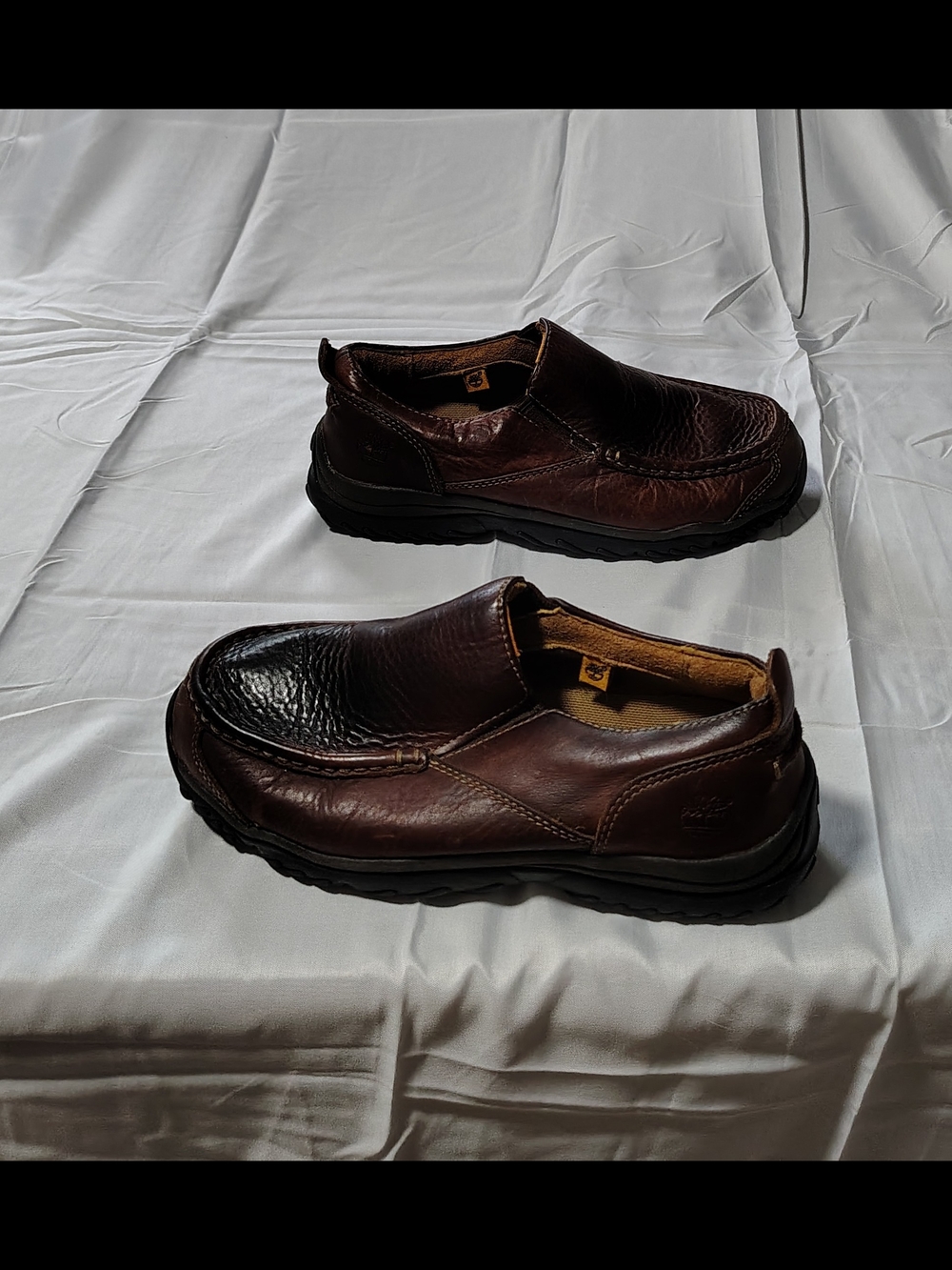 Boy's Size 3.5 Big Kids Slip-On Leather Casual Shoes